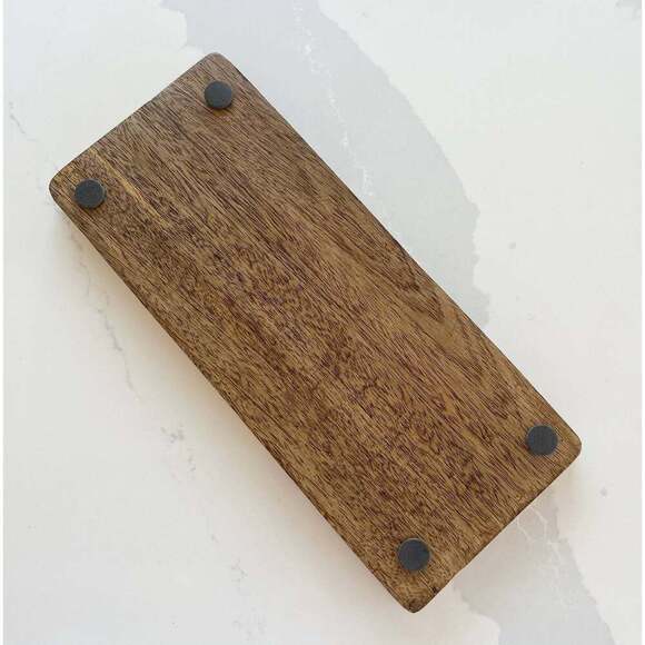 Rectangle Mango Wood Tray - Picture 4 of 4
